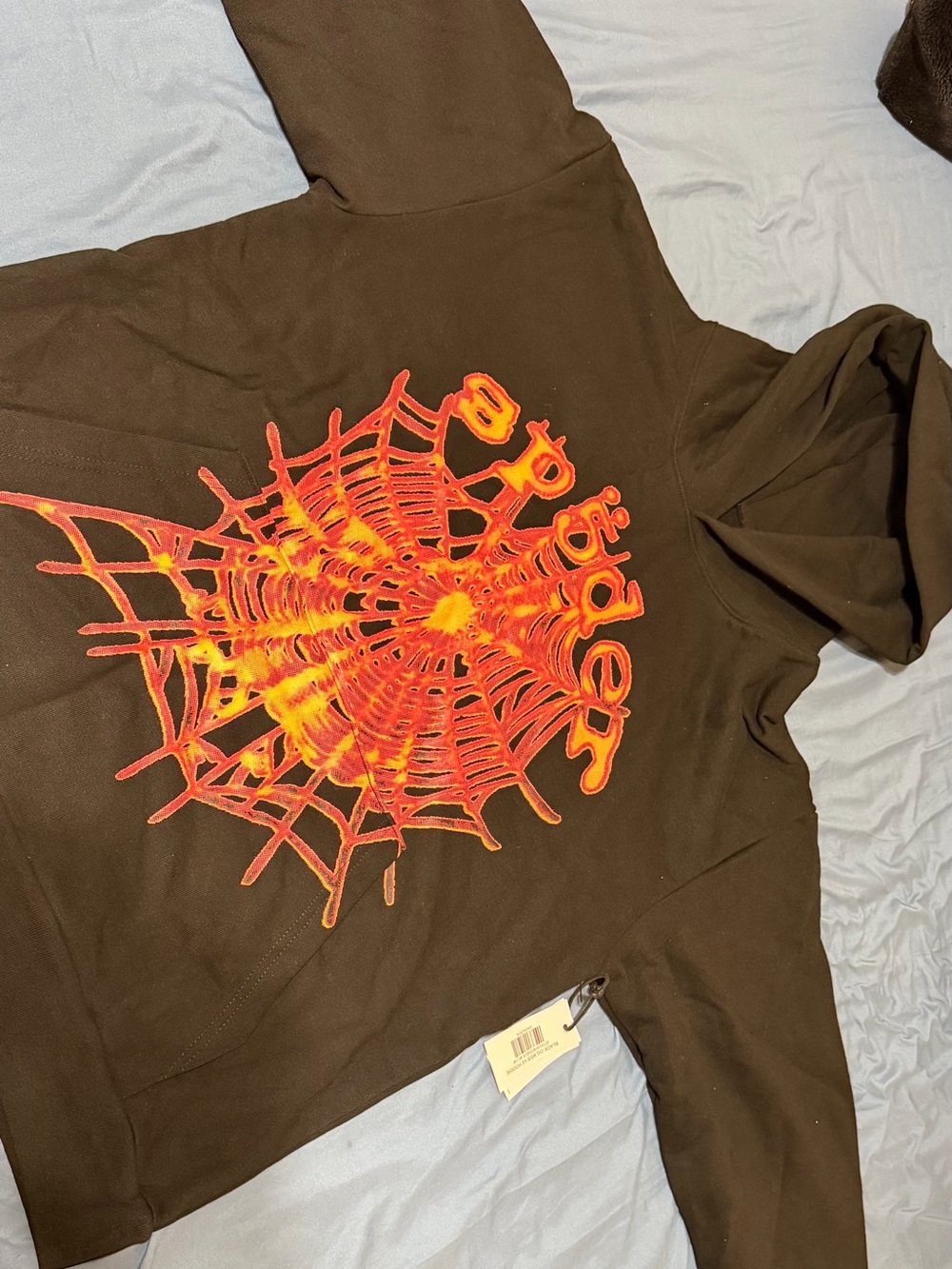 New BLACK SPIDER SP5DER OG WEB V2 HOODIE Sp5derWorldwide